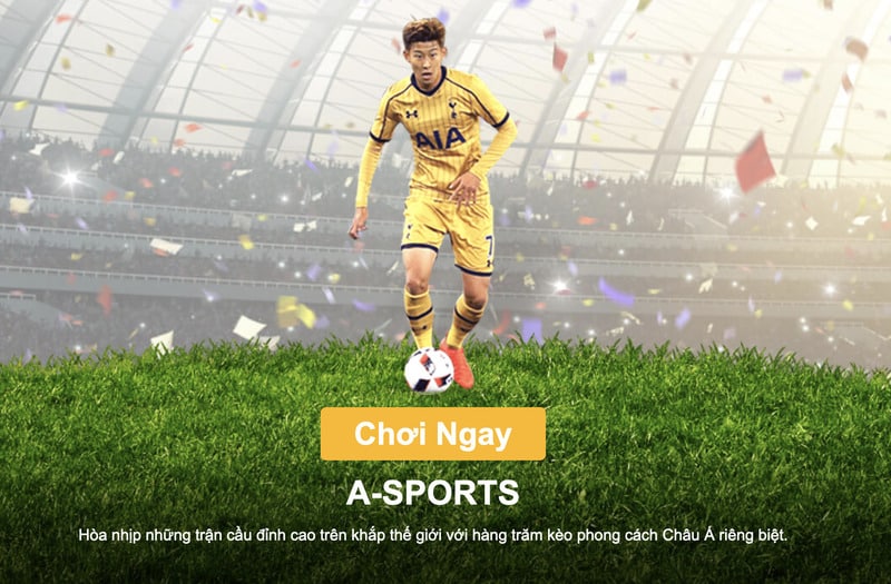 Sảnh A-Sports Five88 với nhiều kèo cược thể thao hấp dẫn