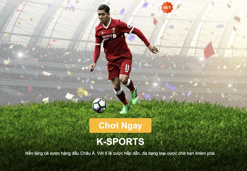 Sảnh K-Sports Five88 đang chờ bạn khám phá